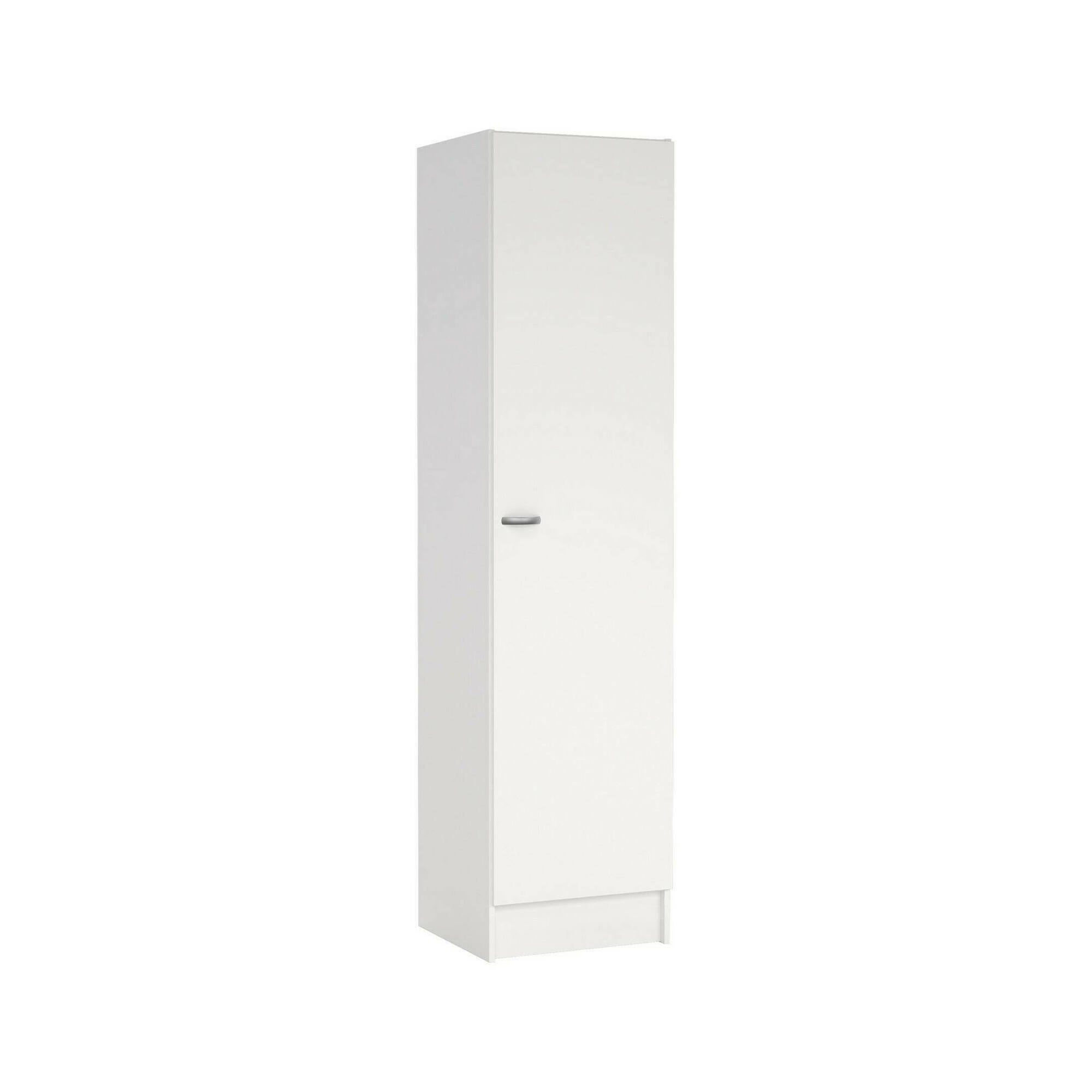 Guardaroba 3 Ante Dsep, Mobile Camera Da Letto, Cabina Armadio Portabiti Armadio Appendiabiti 181x60 H200 Cm Quercia E Bianco