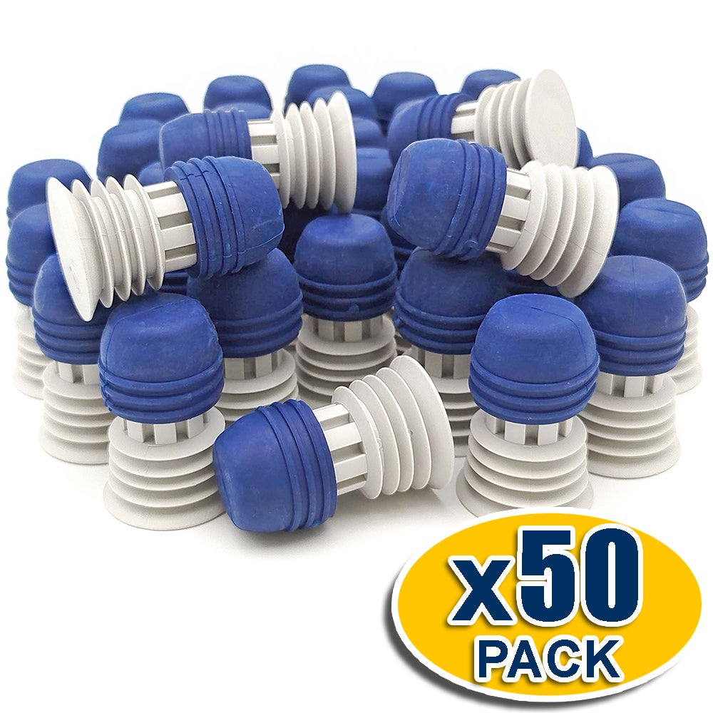 KINHARD Bouchons De Tuyau Laiton, 2 Pieces 3/4" Bouchons De Tuyau