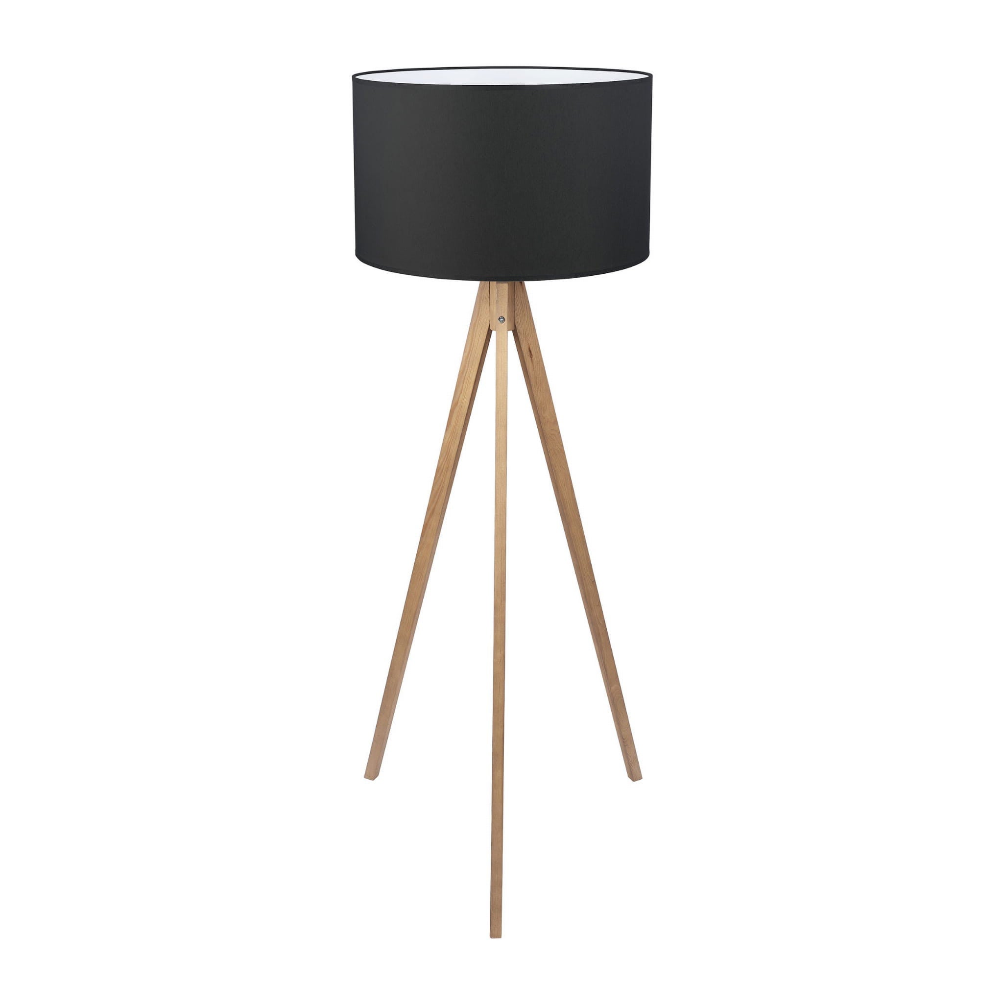 Lampa podłogowa stojąca Treviso brązowa-czarna 1xE27x15W wym: 145 x 60 x 60 cm metal TK Lighting