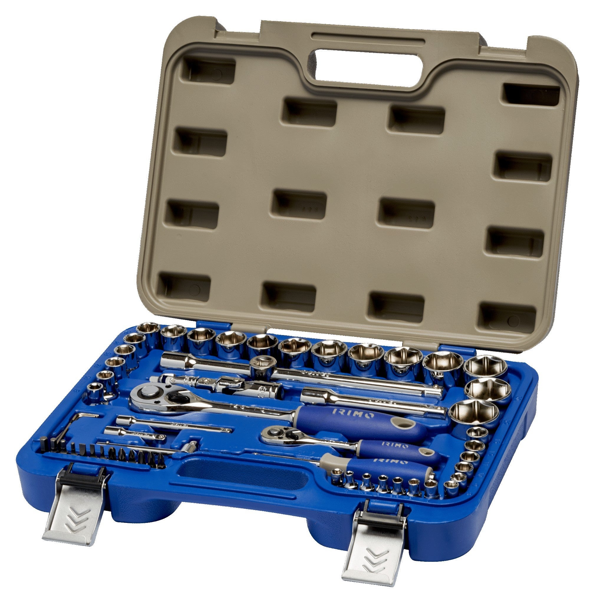 Irimo Juego Carraca 1/2-1/4 (Estuche 58 Pz. , Leroy Merlin