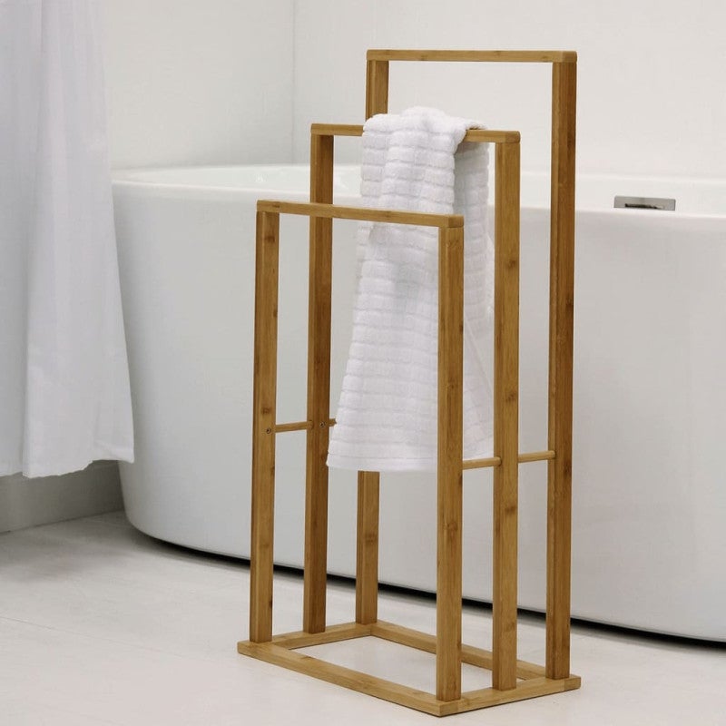 Bathroom Solutions  Toallero Pie Bambu 40X24,5X82 Cm , Leroy Merlin