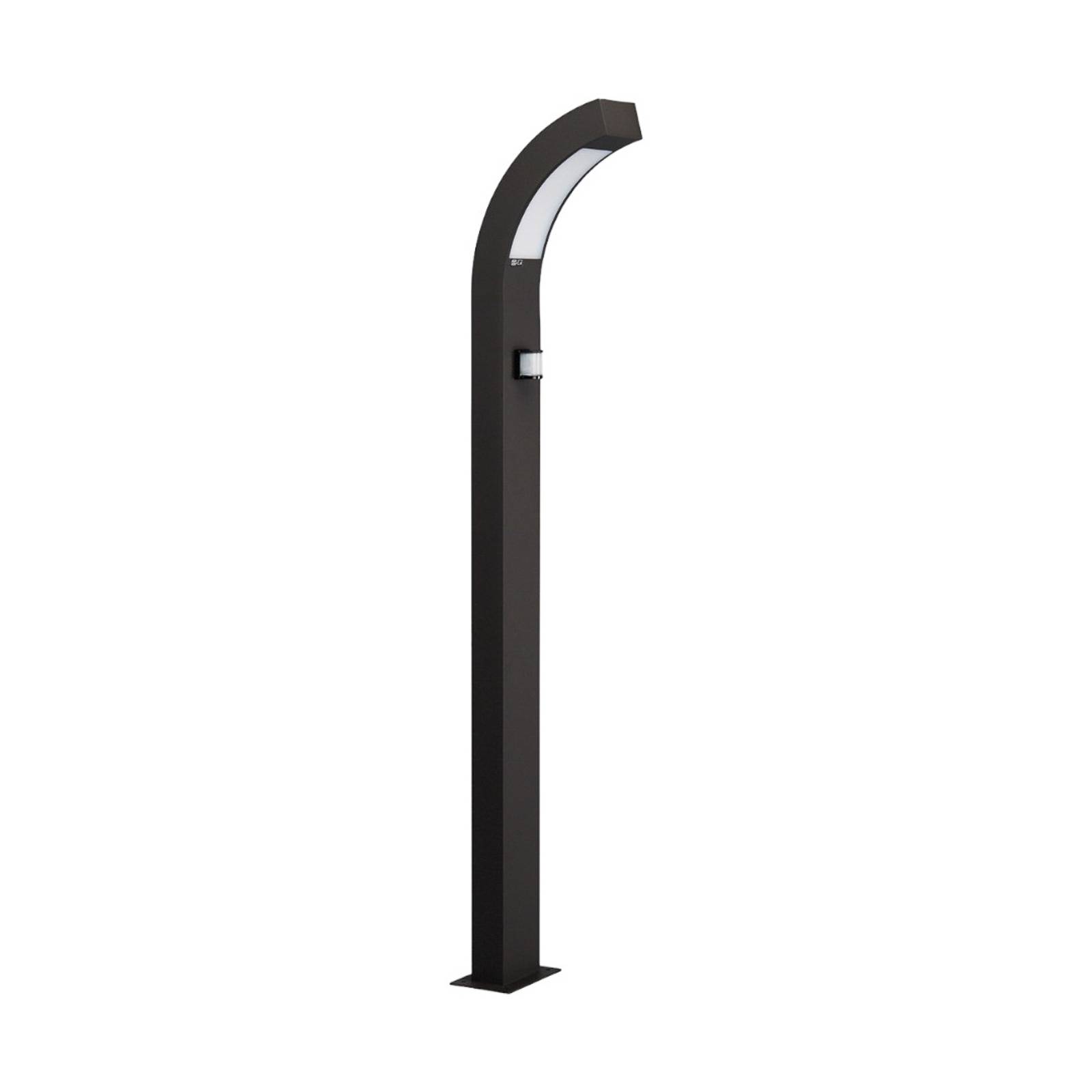 Lucande bolardo luminoso led lennik, sensor, 100 cm, antracita, iluminación de senderos, baliza, iluminación de senderos, farola