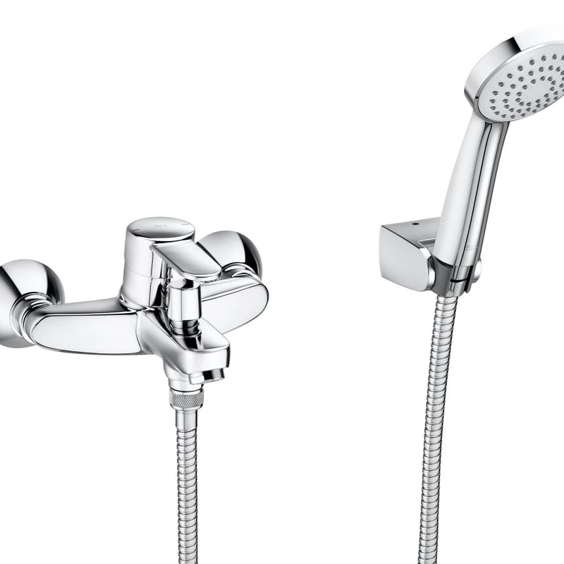 Bateria wannowa jednouchwytowa ROCA Mitos chrom