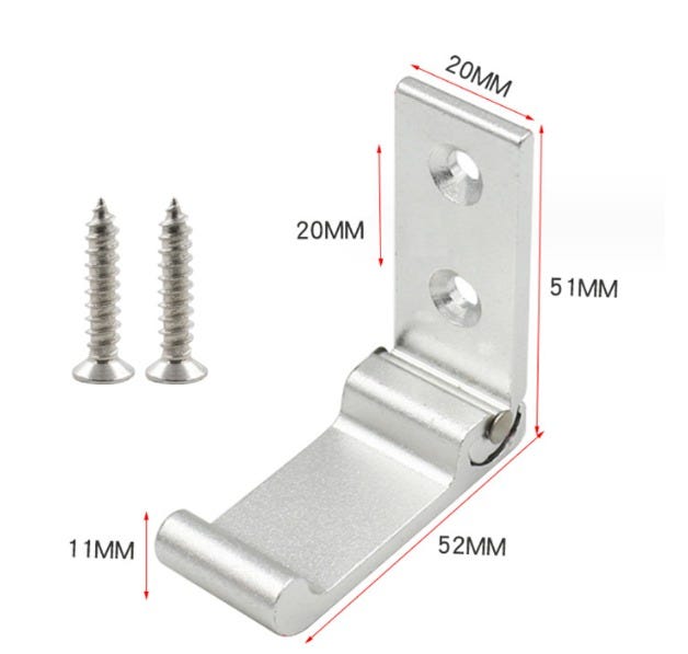 Ganci appendiabiti (Argento), Appendiabiti da parete in 4 pezzi, Gancio pieghevole, Lega di alluminio, con viti, per Bagno Cucina Camera da letto Uffi | Leroy Merlin Ganci appendiabiti (Argento), Appendiabiti da parete in 4 pezzi, Gancio pieghevole, Lega di alluminio, con viti, per Bagno Cucina Camera da letto Uffi | Leroy Merlin
