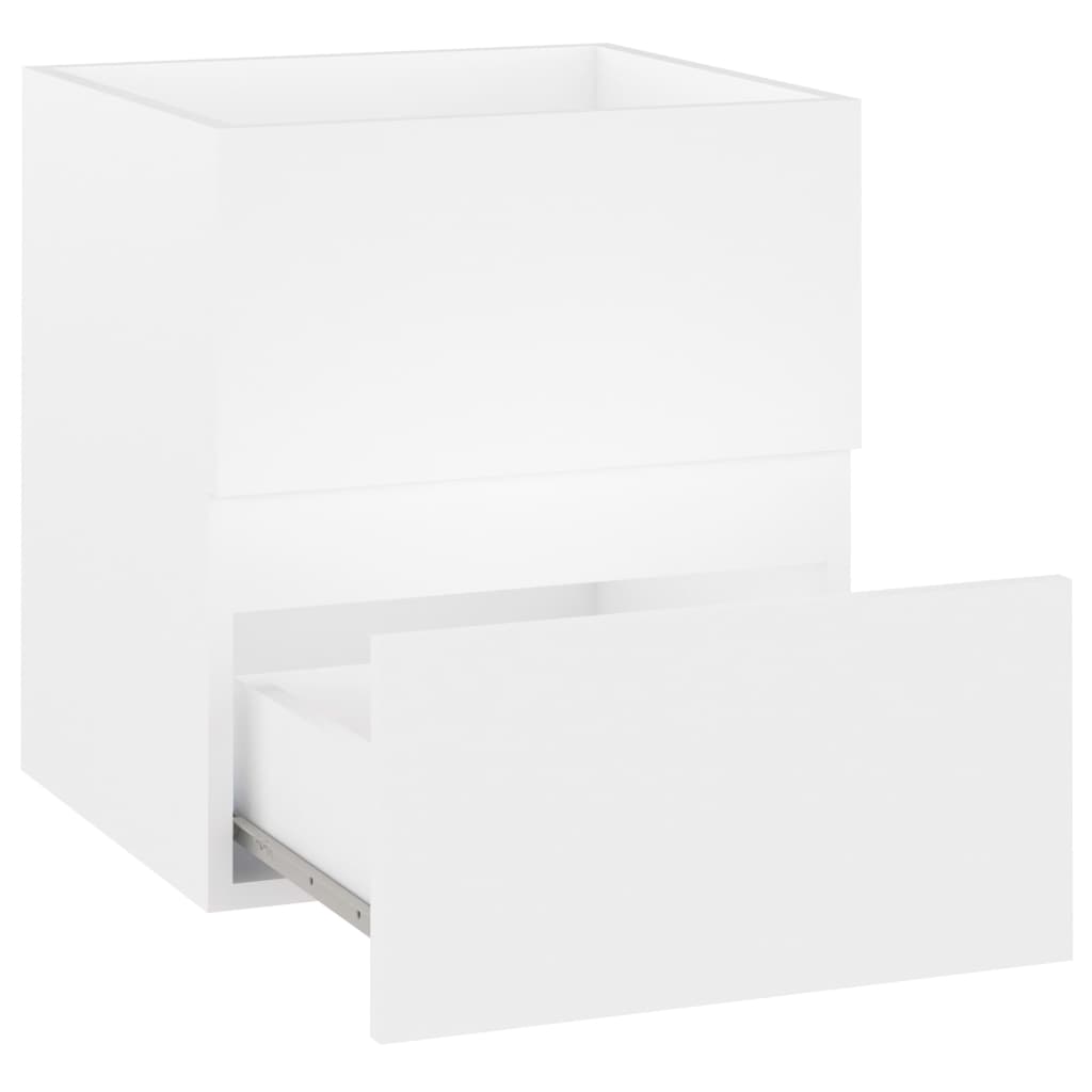 Maison Exclusive - Mobile Lavabo Bianco 41x38,5x45 cm in Legno Multistrato - 4
