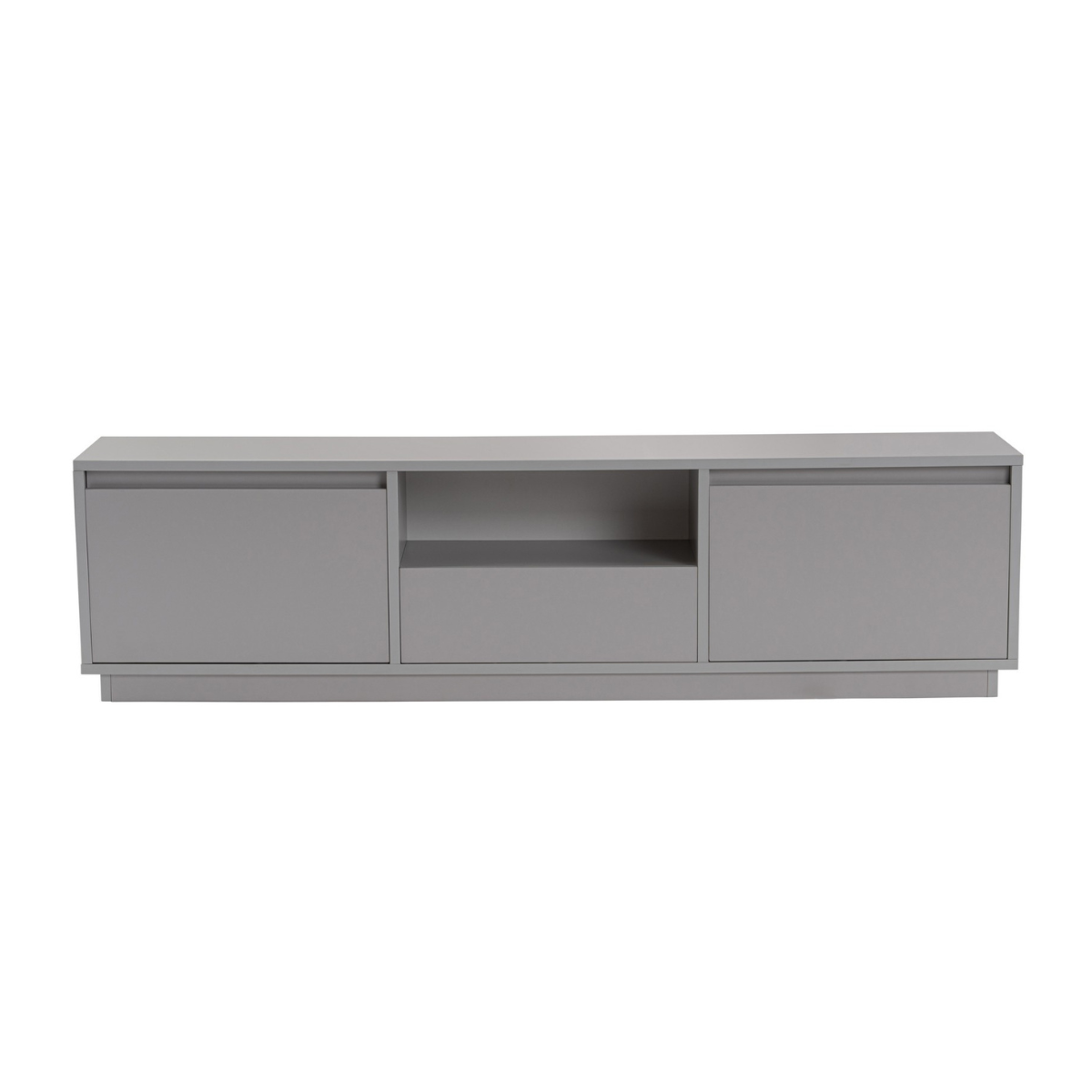 Meuble TV Moderne Avec Niches Ouvertes Et Bords Lisses - 149,5 Cm De Large - Facile à Assembler - 9