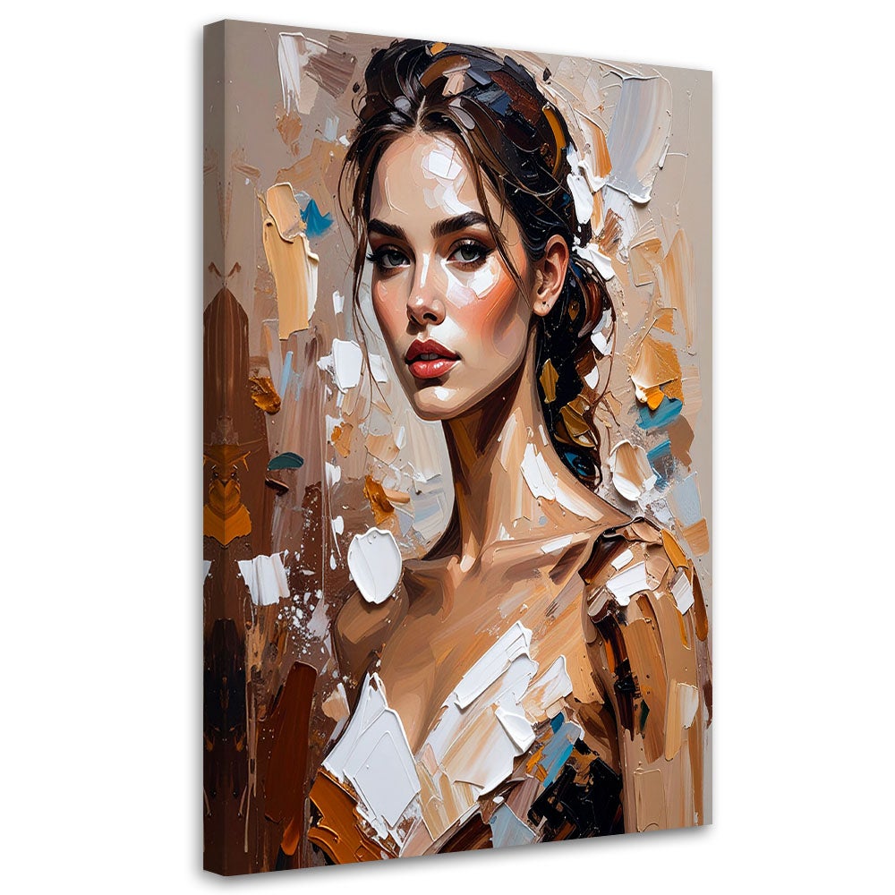 Obraz do salonu sypialni portret kobiety styl glamour 60x90