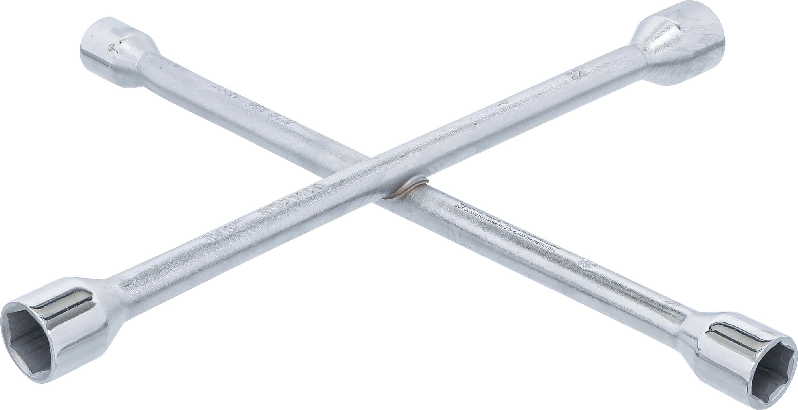 Clé En Croix KS Tools 1/2" X 17 X 19 X 21mm - Acier Chrome Vanadium, Référence 518.1153