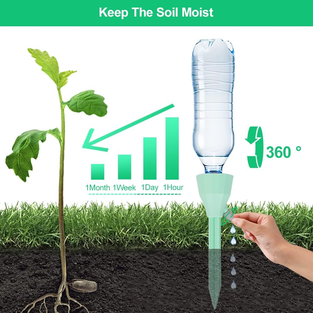 12Pièces Kits d'arrosage Goutte à Goutte, Arroseur Automatique Plante Intérieur Système Réglable Simple Goutte a Goutte Bouteille et Pratique Arrosage - 4
