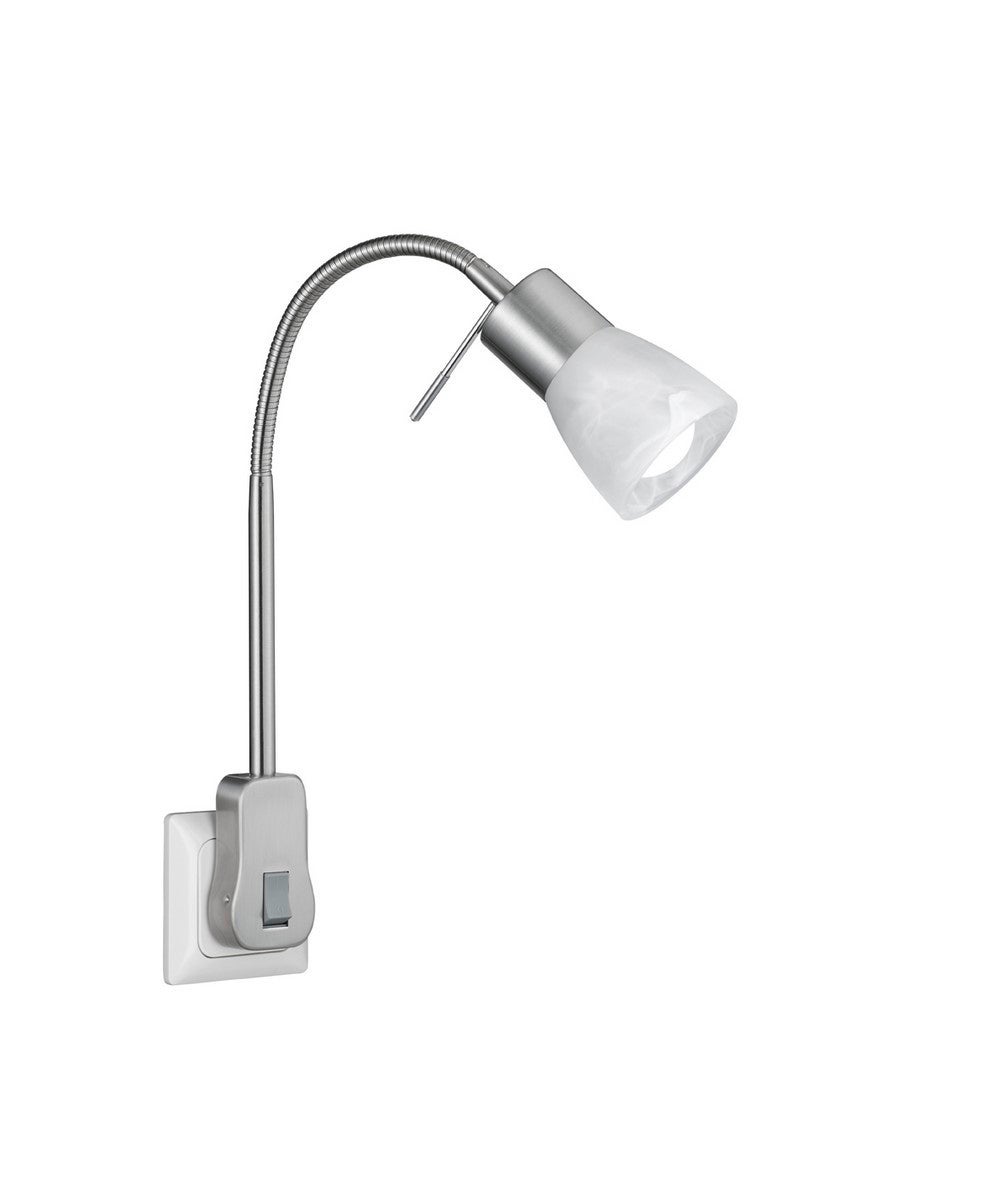 Kinkiet ścienny Levisto srebrno-biały 1xE14x28W wym: 40 x 4,7 x 4,7 cm metal IP20 Trio
