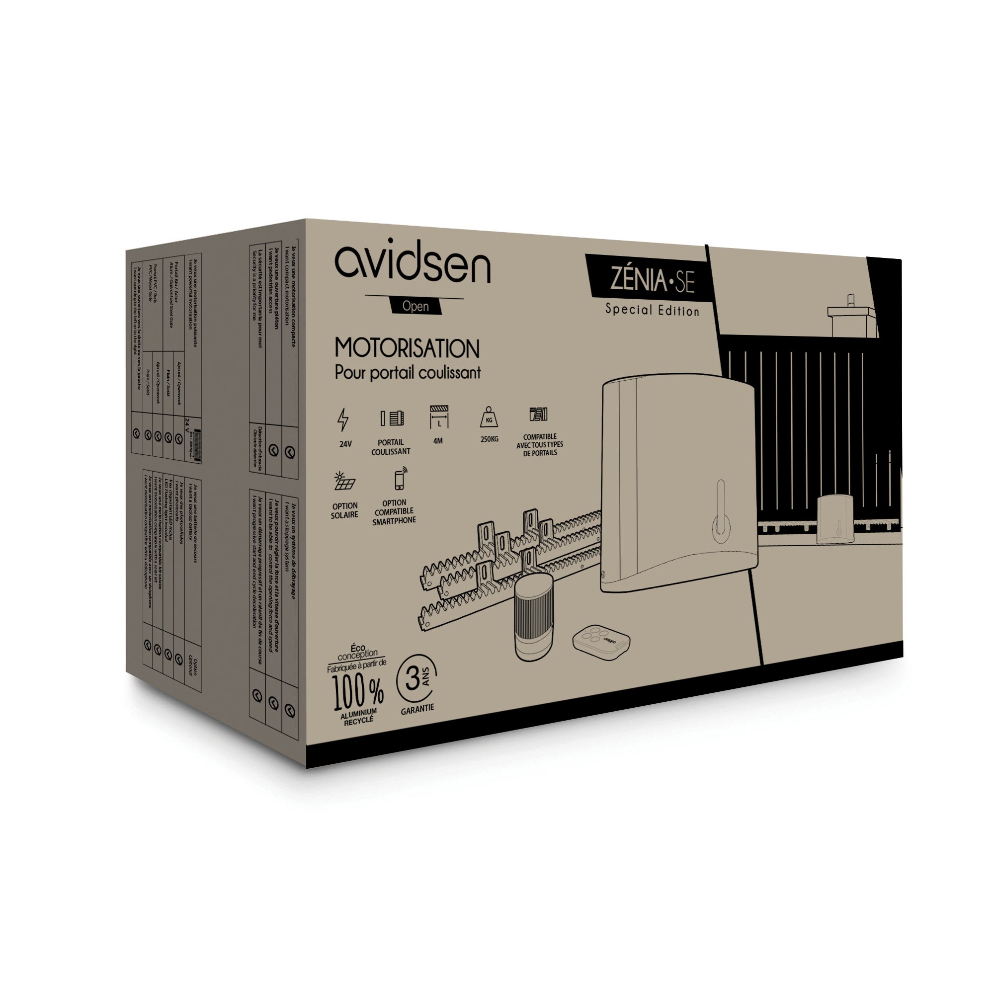 Automazione per cancelli scorrevoli Serie SE 114462 24V - Ante fino a 4 mt / 250 Kg. - 7