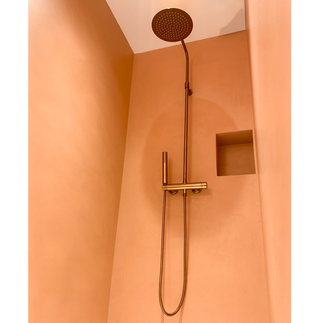 Luisa colonne de douche mécanique cuivre brossé - 8
