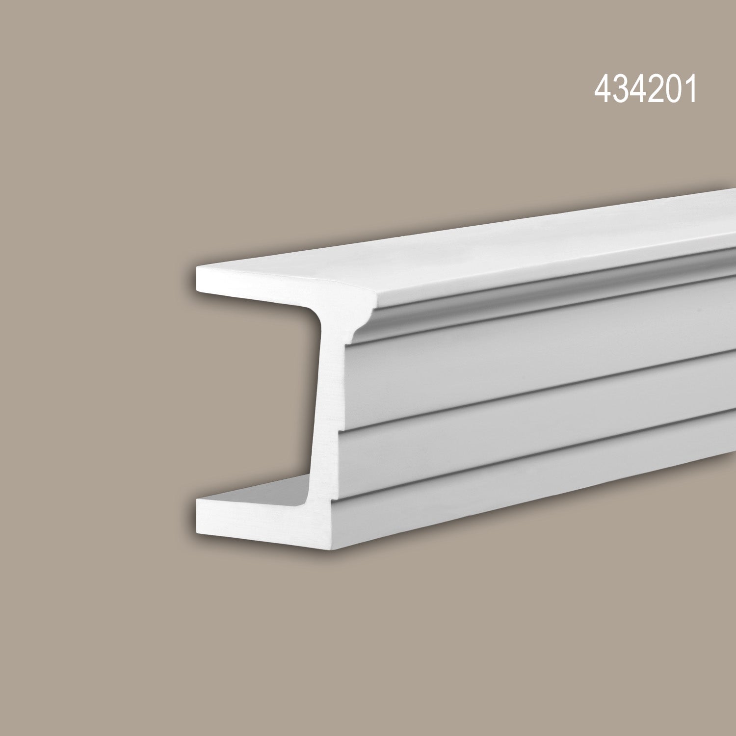 Architrave Profhome 434201 Profil de façade Moulure décorative Moulure exterieure - 2