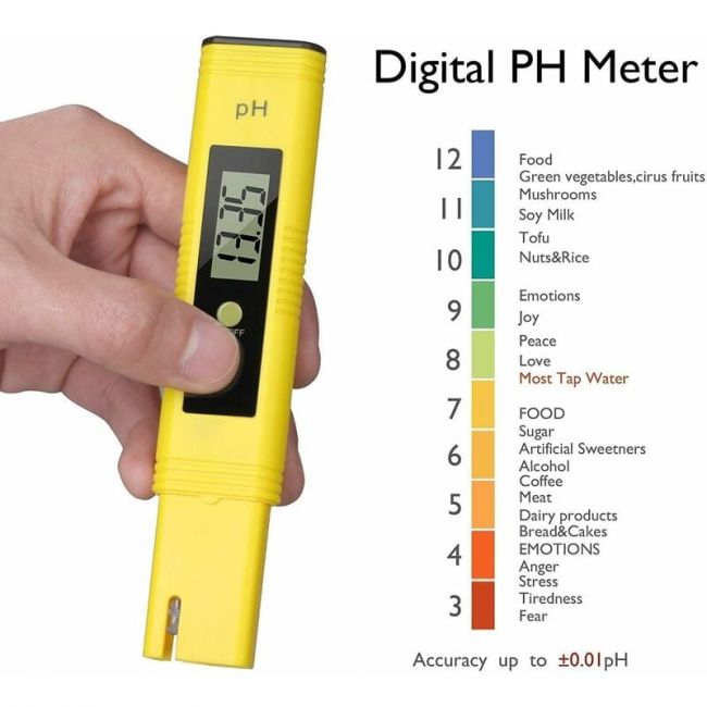 Testeur de Ph Professionnel, Fonction D'étalonnage Automatique et Gamme de Mesure pour l’Eau Portable Aquarium Hydroponie Piscine Plage de Mesure - 2