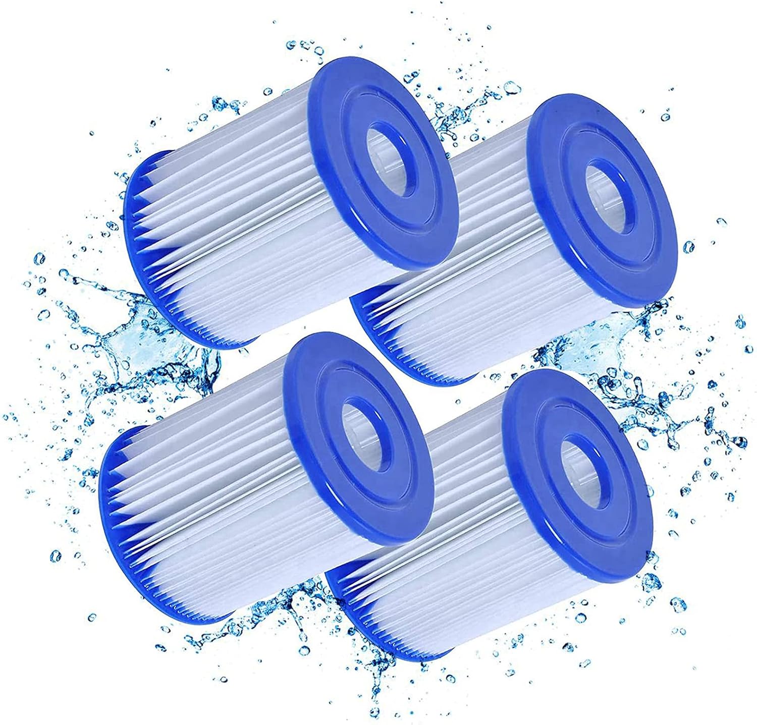 Wkłady filtracyjne w rozmiarze I do pompy basenowej Bestway, filtr do dmuchanego basenu, łatwy montaż