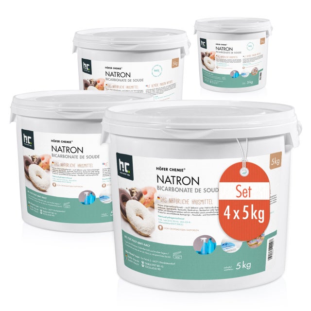 4 x 5kg de Bicarbonate de soude