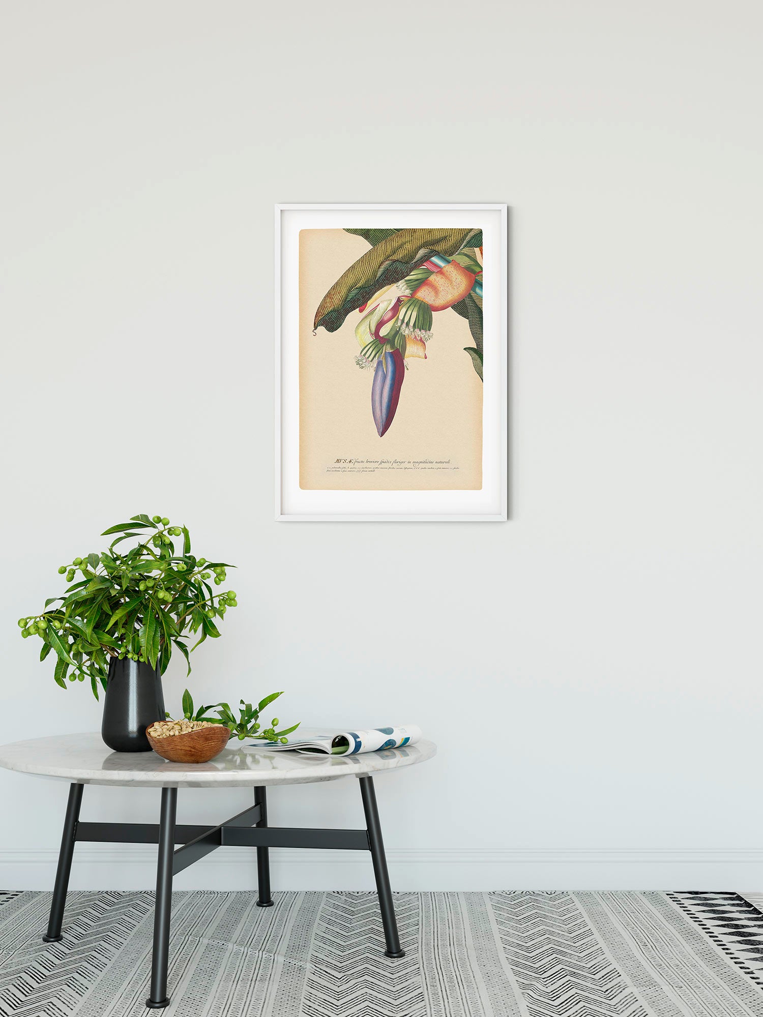Cartel artístico de komar - banana heart - talla: 50 x 70 cm