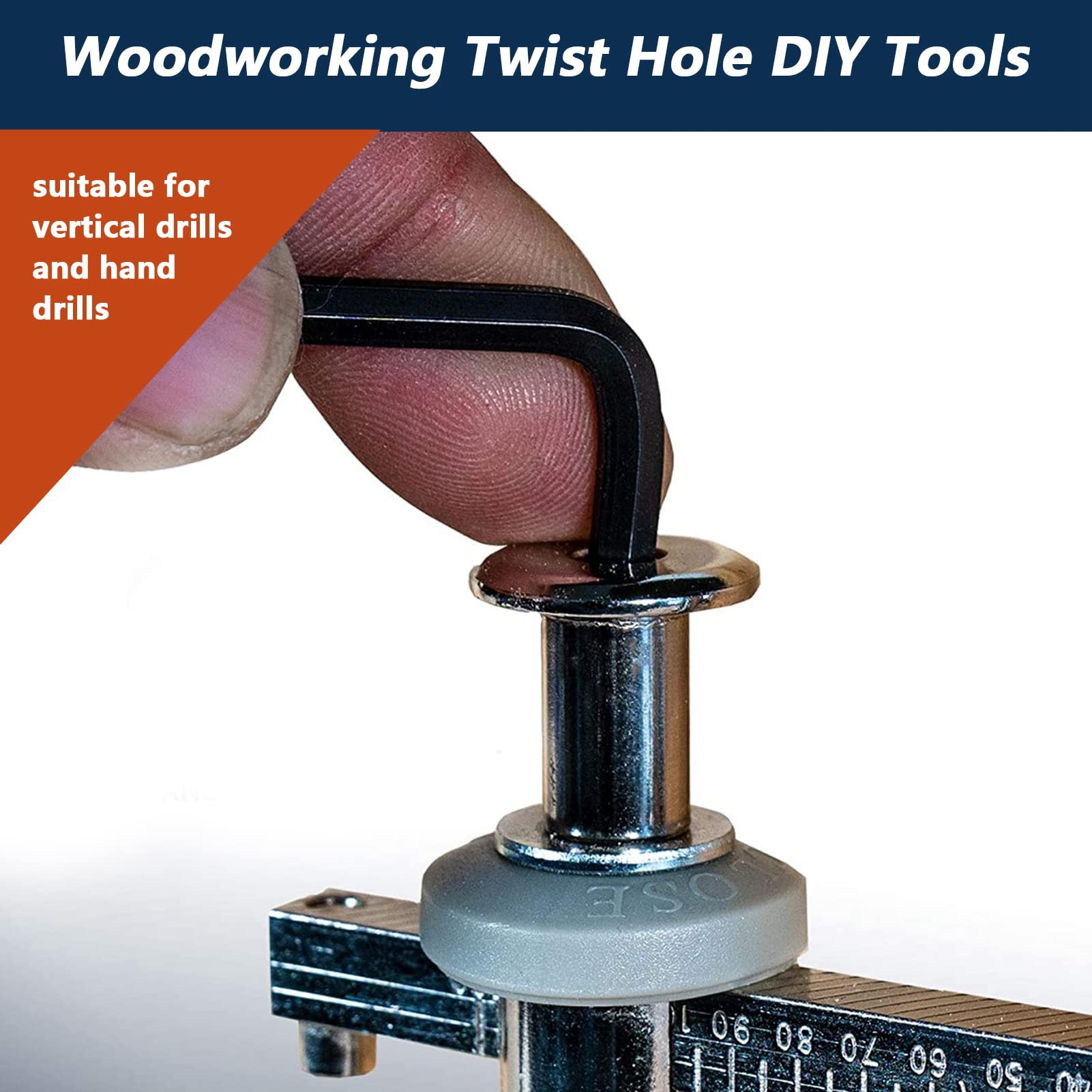 Kit de scie cloche circulaire réglable, foret à bois, coupe ronde, outils de bricolage pour le travail du bois (40-120 mm) - 5