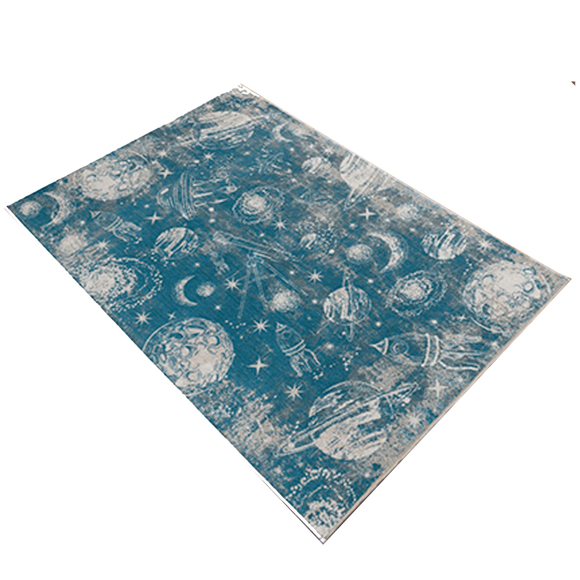 Tapis En Coton Fait Main Avec Motif Terrier - Toile Estampillée American Thread Company - Travail D’aiguille Poinçonnée