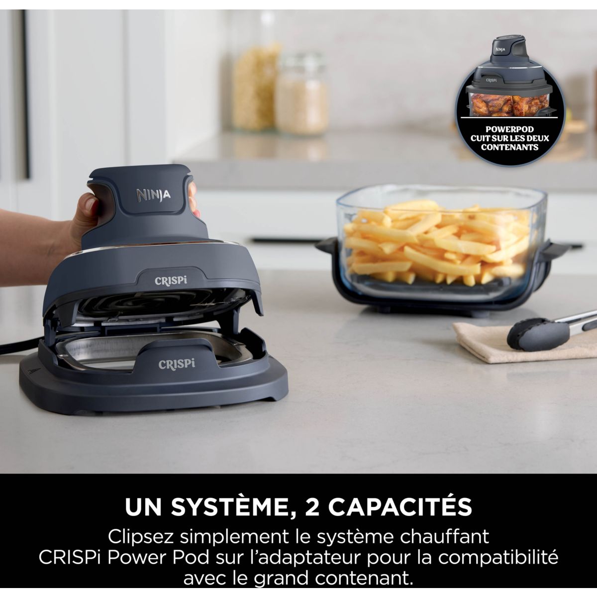 Friteuse sans huile NINJA CRISPi 4-in-1 Gris Cyber Space FN101EUGY - 6