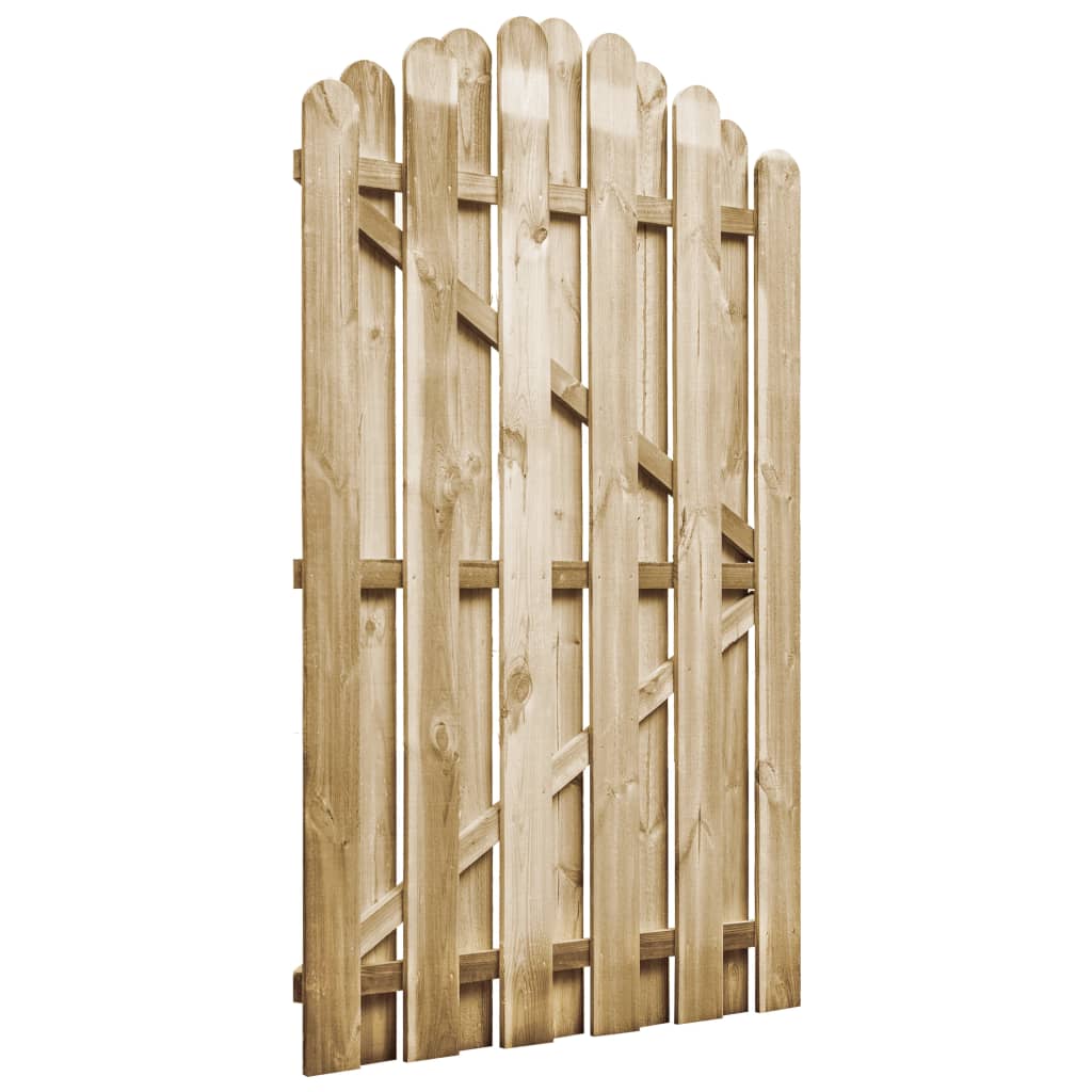 Portail de jardin Bois de pin imprégné 100x150 - 2