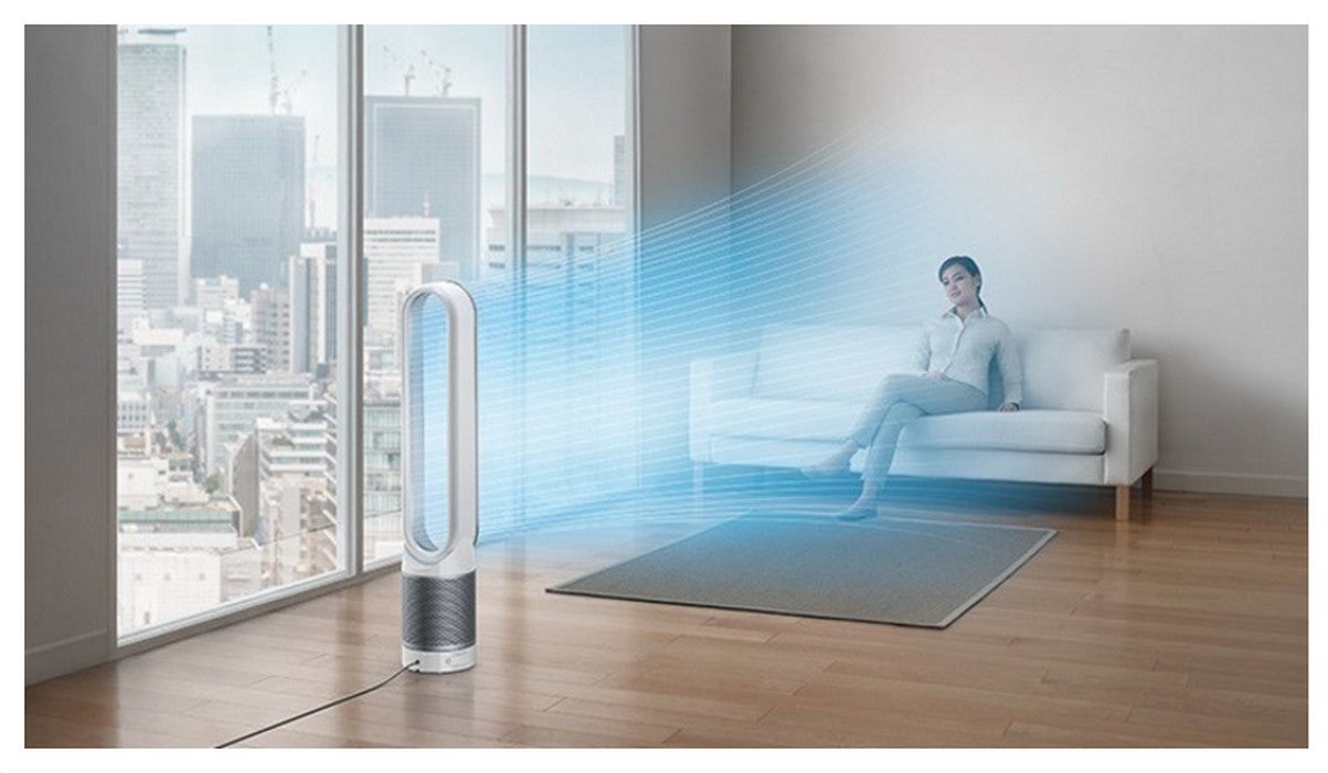 Ventilateur Purificateur d'air tour DYSON TP02 Pure Cool - Blanc/Argent - 4