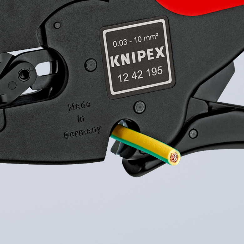 Szczypce do Ściągania Izolacji Ściągacz Automat 0.03-10mm2 KNIPEX 12 42 195