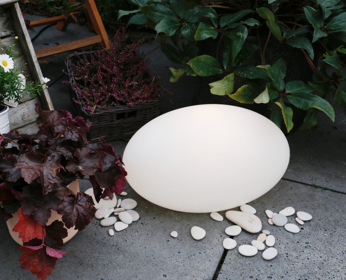 Oeil lumineuse Blanc - Lampe extérieur solaire - 8 seasons design - 3