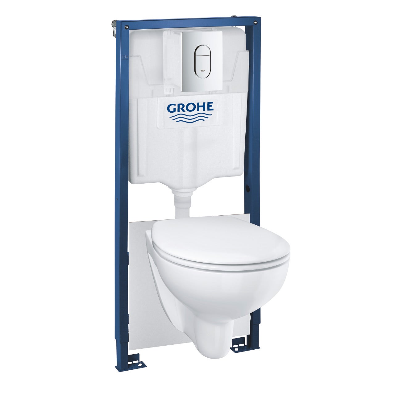 GROHE Pack Solido 5 en 1 : Rapid SL, plaque de commande, wc rimless Bau ...