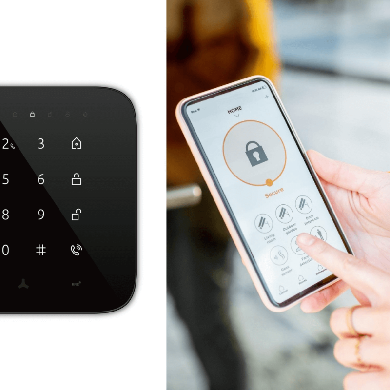 Alarme maison wifi et gsm 4G sans fil connectée Casa Noire avec 2 caméras double objectif - kit 1 - 5