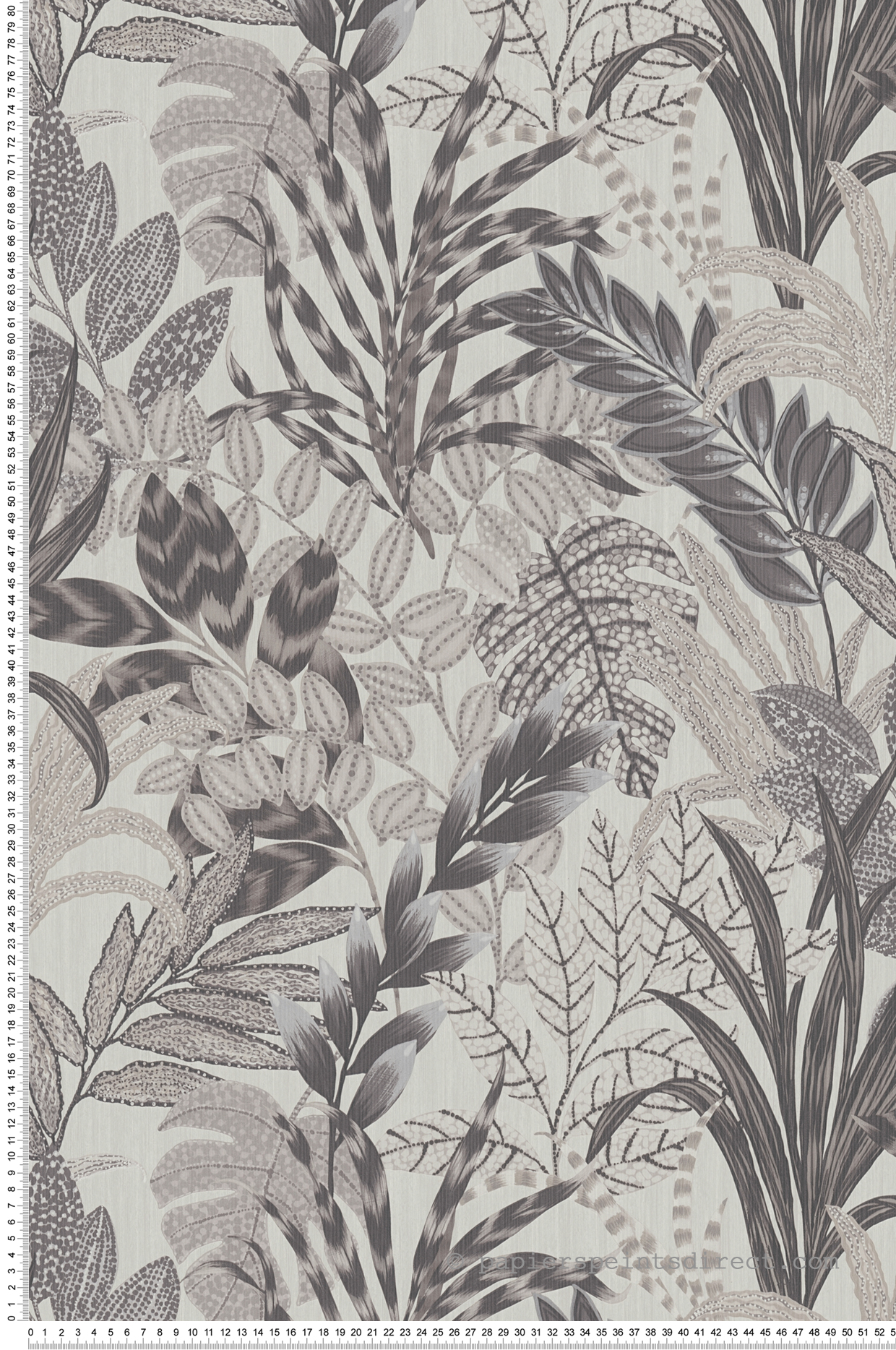 Papel pintado blanco y negro estilo retro para interior selvático papel pintado hojas y plantas tropicales papel pintado decorativo naturaleza