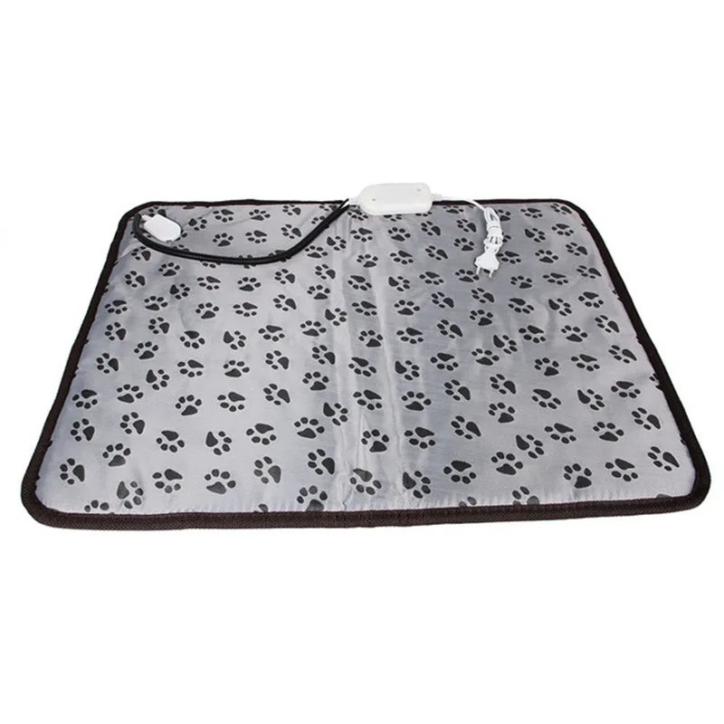 Tapis Chauffant Électrique pour Animaux - Couverture Chauffante Étanche pour Chats et Chiens avec Protection Antimorsure et Arrêt Automatique - 12