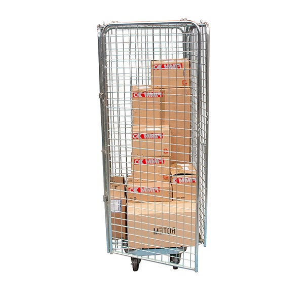 Roll conteneur 500kg - Entièrement fermé / cadenassable - Dimensions 720x800x1800mm - - 885008034 - 4