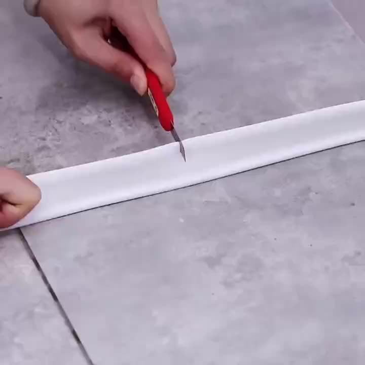 Joint d'étanchéité en PVC de 1 m, joint de douche, joint de porte de douche incurvé, joint de barrière d'eau, bandes d'étanchéité pour salle de bain - 7