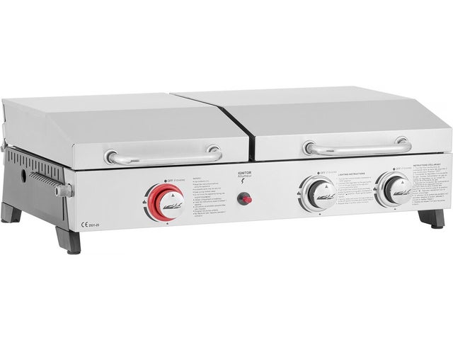 Plancha e grill a gas 