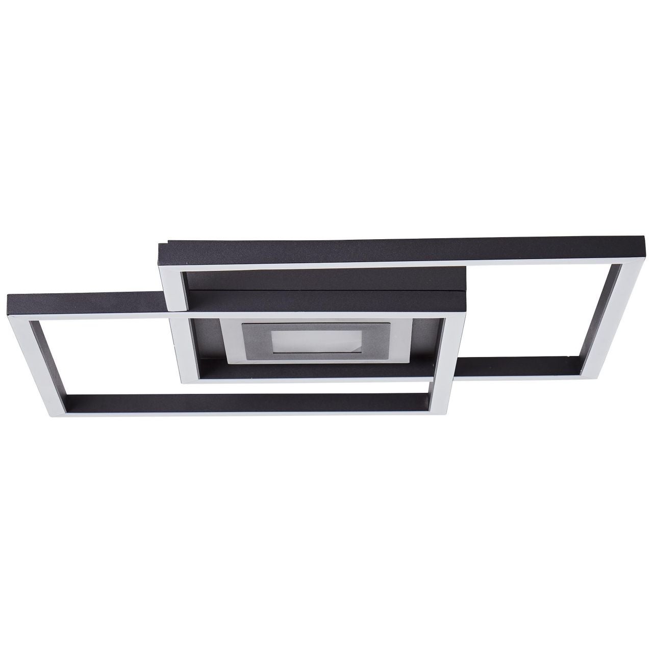 Lampa podłogowa arc Brilliant Annice 1,93m czarny mat/szczotkowany mosiądz, metal/tkanina, 1x LED, E27, 10W - 2