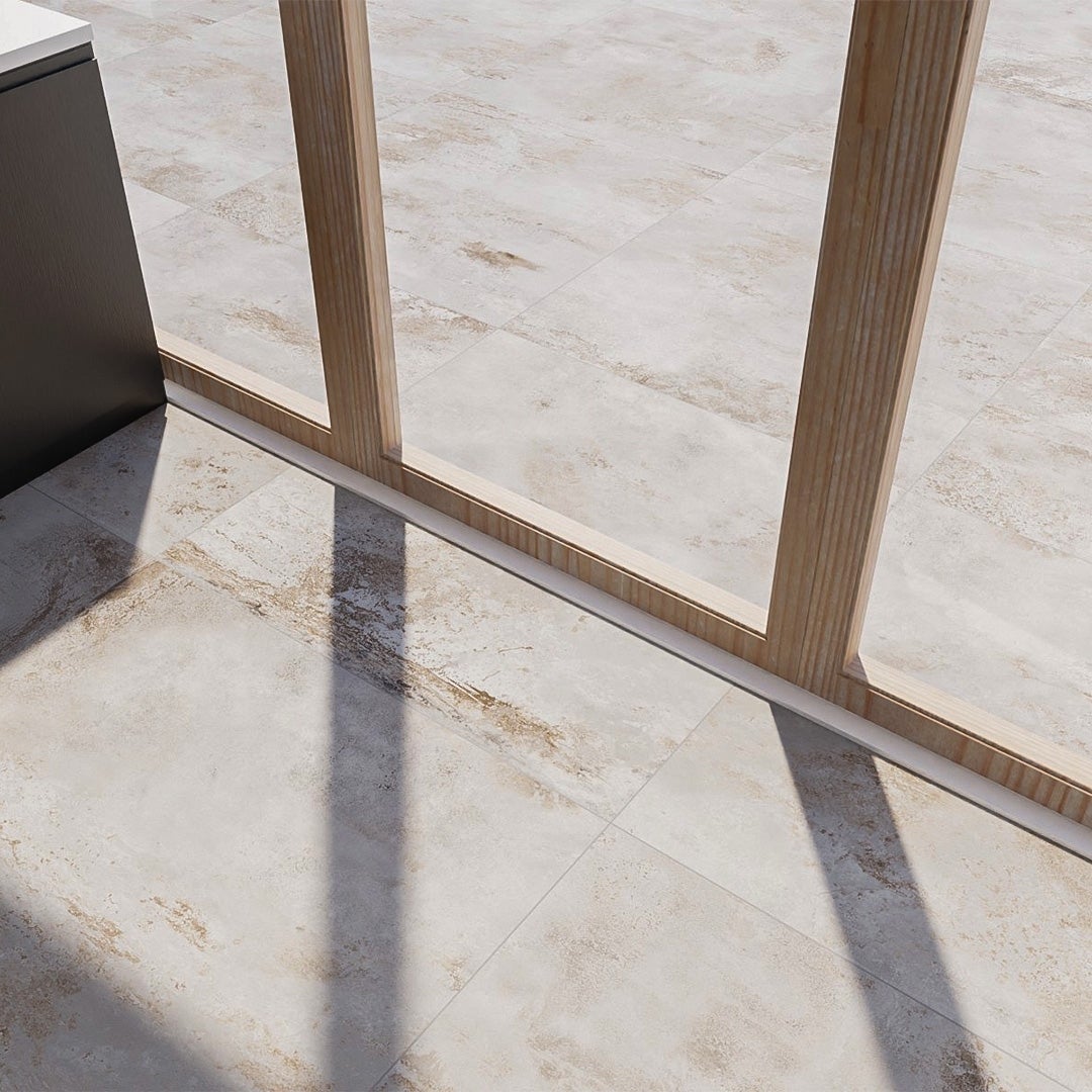 Rustiron Bianco - Metallo 20 mm Outdoor - Piastrelle 60x120x2 cm 20 mm - EFL 2000 60x120 GRIP R11 20 mm - 2