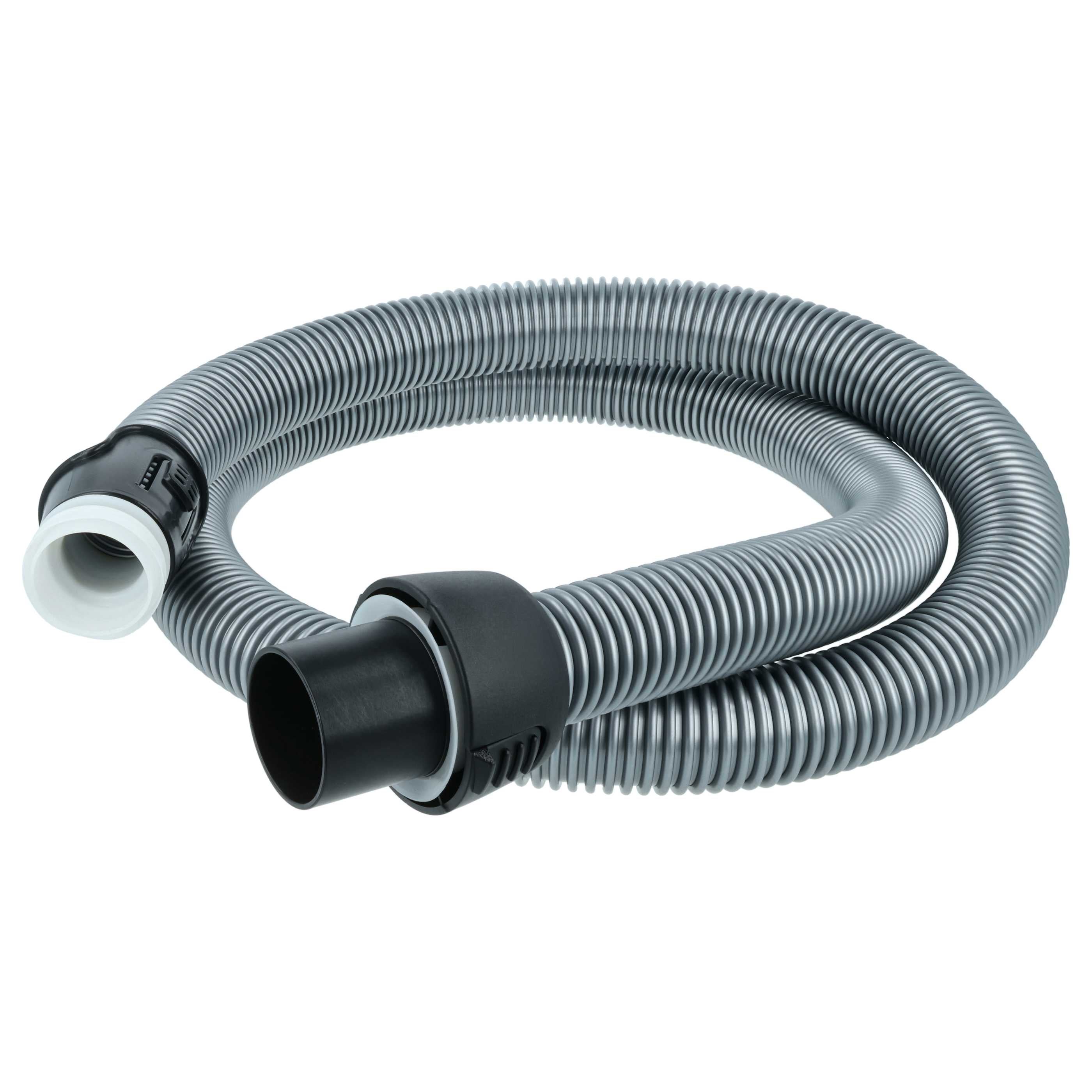 vhbw Tuyau de remplacement aspirateurs, 1.8 m, noir / argent, compatible avec Electrolux ESPC74SWT, EUF81DB, JMALLFLOOR, JMALLFLR+ - 3