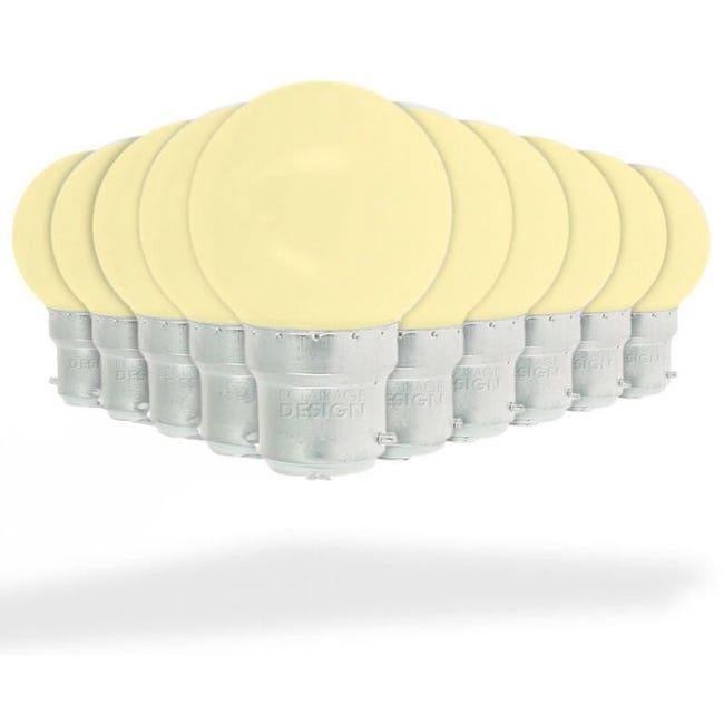 Zestaw 10 Żarówek Led Żółtych 1 wat (odpowiednik 20 wat) Girlanda Guinguette