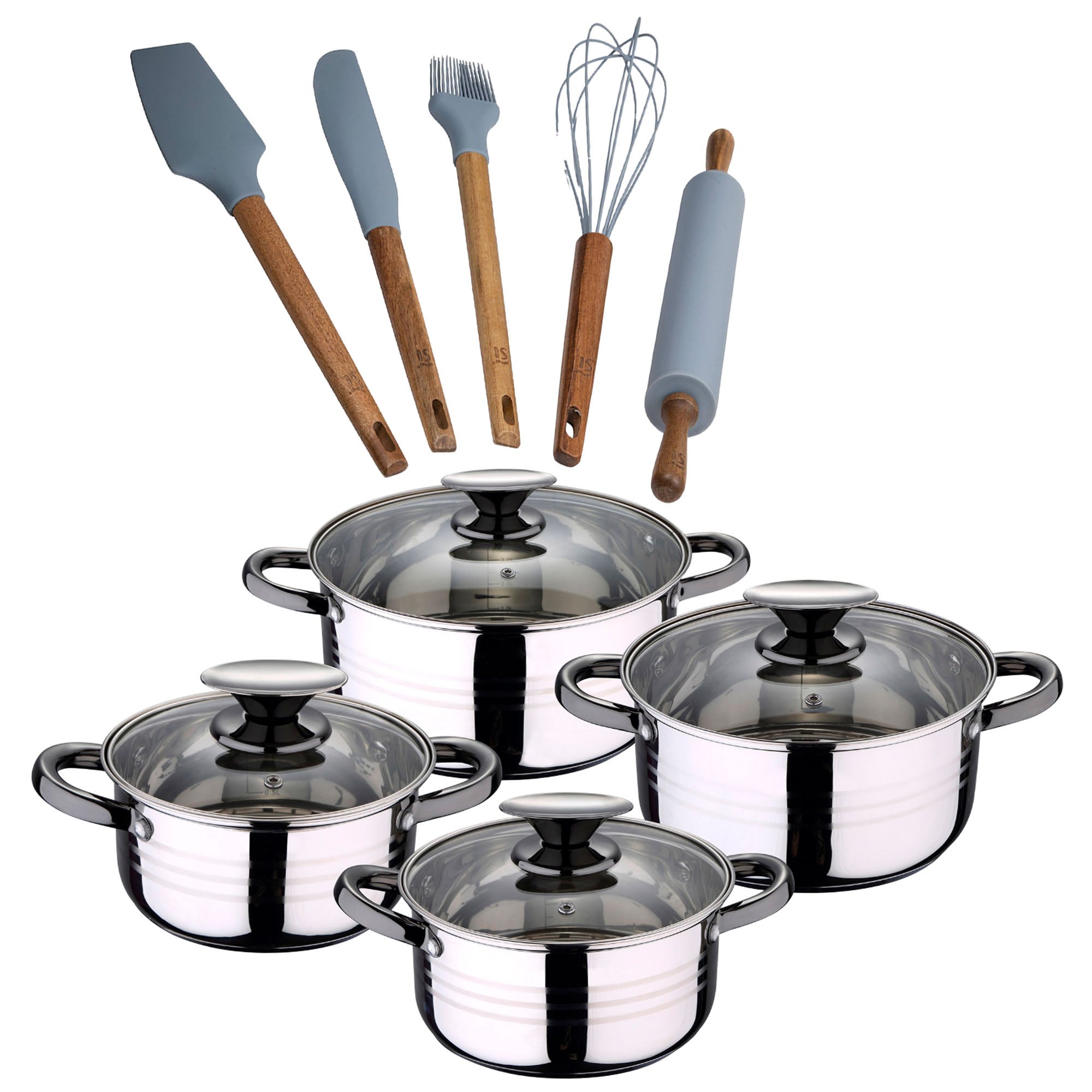 Set di pentole e padelle Tefal Cook Eat 4 pezzi B922S4