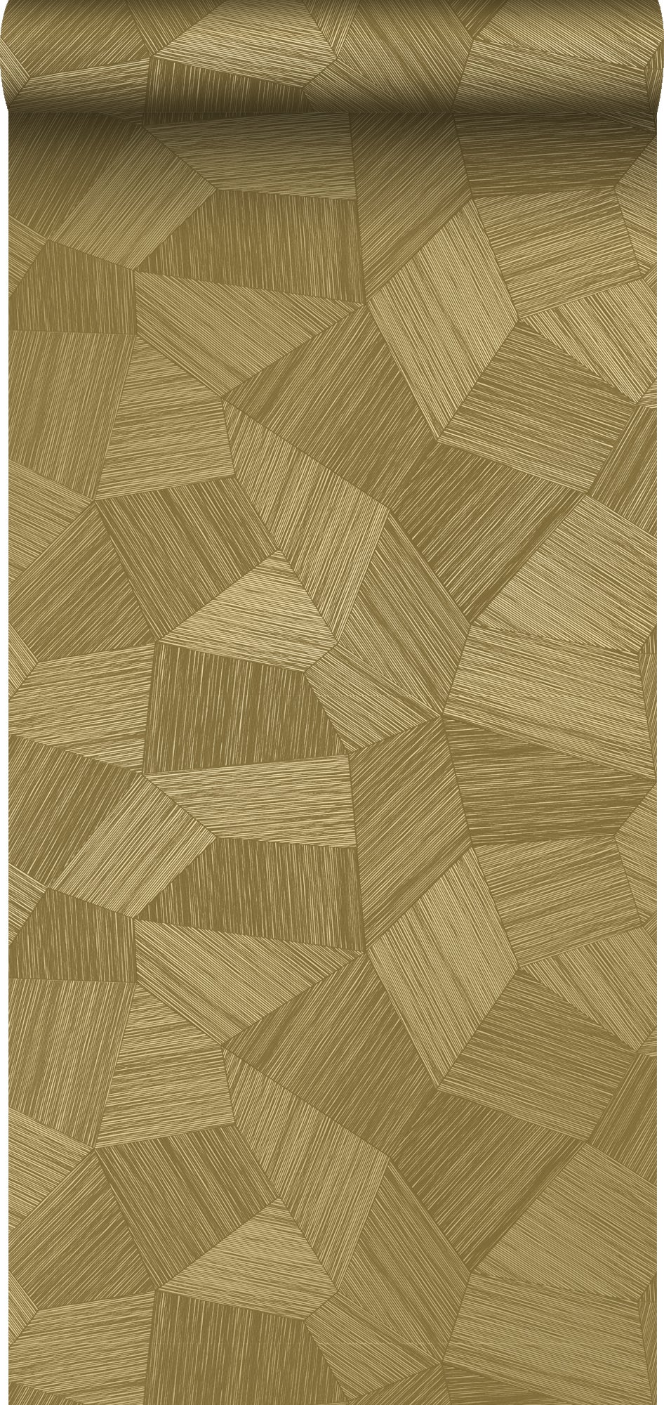 Tapeta flizelinowa z ekoteksturą graficzny motyw 3D złotym - 53 cm x 10.05 m - ORIGIN