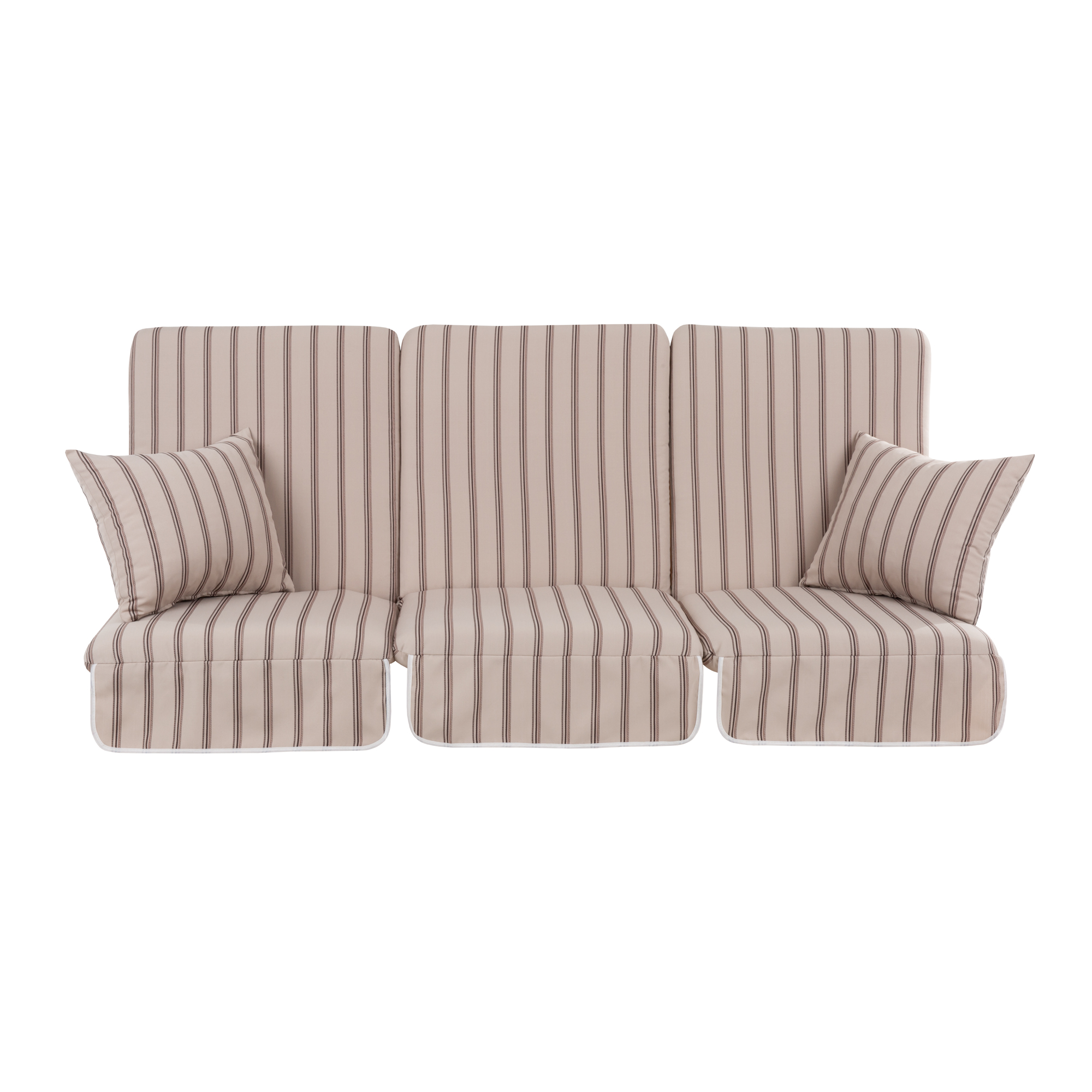 Poduszki na huśtawkę 180 cm z zamkami Rimini / Venezia Lux paski Patio