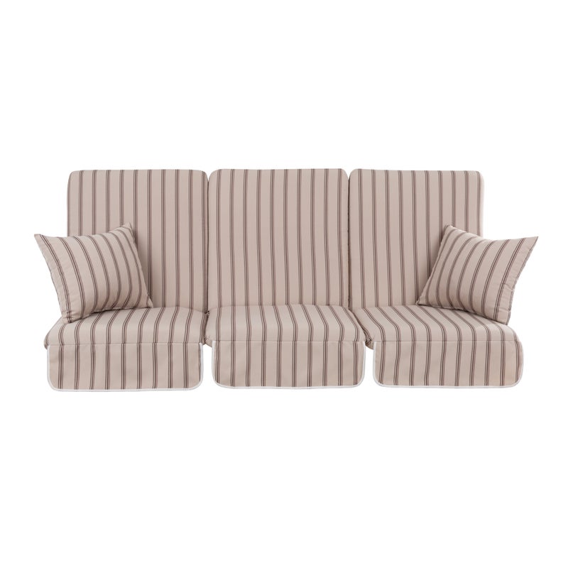 Poduszki na huśtawkę 180 cm z zamkami Rimini / Venezia Lux paski Patio