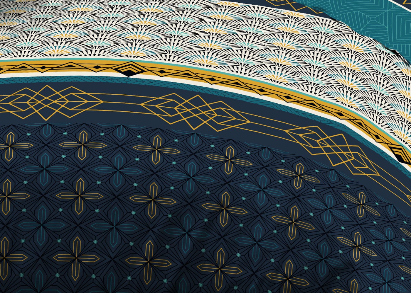 Housse de couette 220x240 + 2 taies - Microfibre - Biarritz - 3