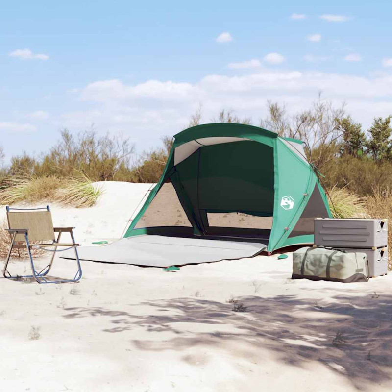Namiot plażowy 2-osobowy Morska zieleń Wodoodporny