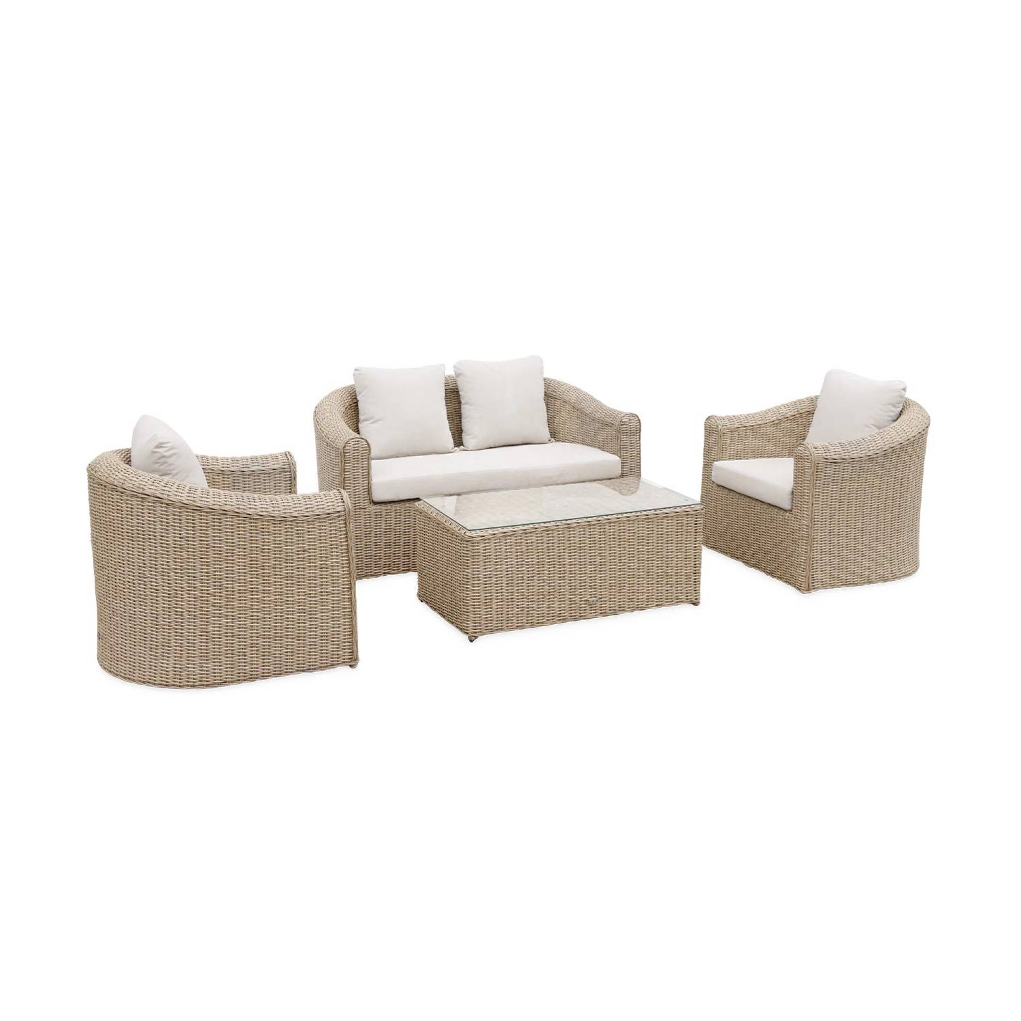 Salon De Jardin 5 Pcs | Mobilier D'Extérieur | Ensemble De Table Et Chaises Avec Coussins Gris Resine Tressee Cfw412990 91678182