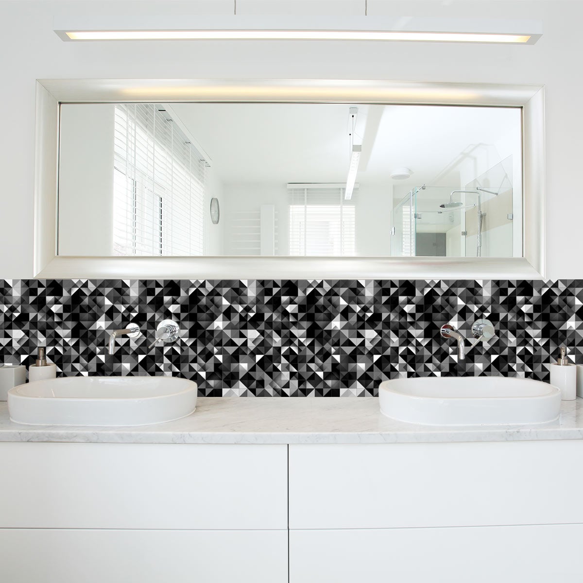 Adesivo scandinavo dolce notte - Sticker adesivo - adesivi murali - 60x60cm - 6