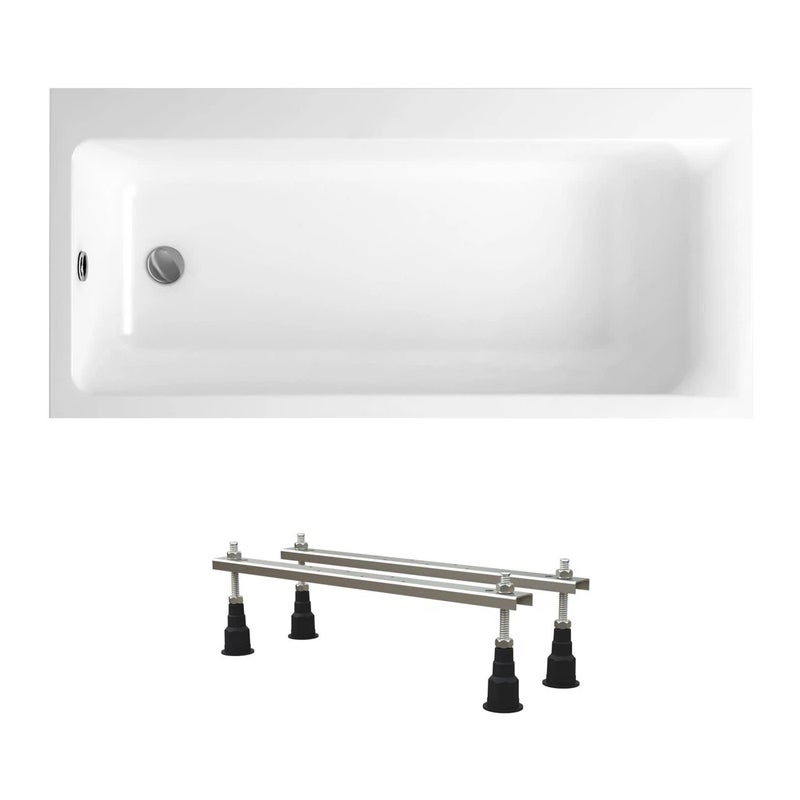 Wanna akrylowa Helmken Seraphina 170x80 lewa z akrylu lanego, ze wzmocnionym korpusem + Nóżki / 3512170LZ