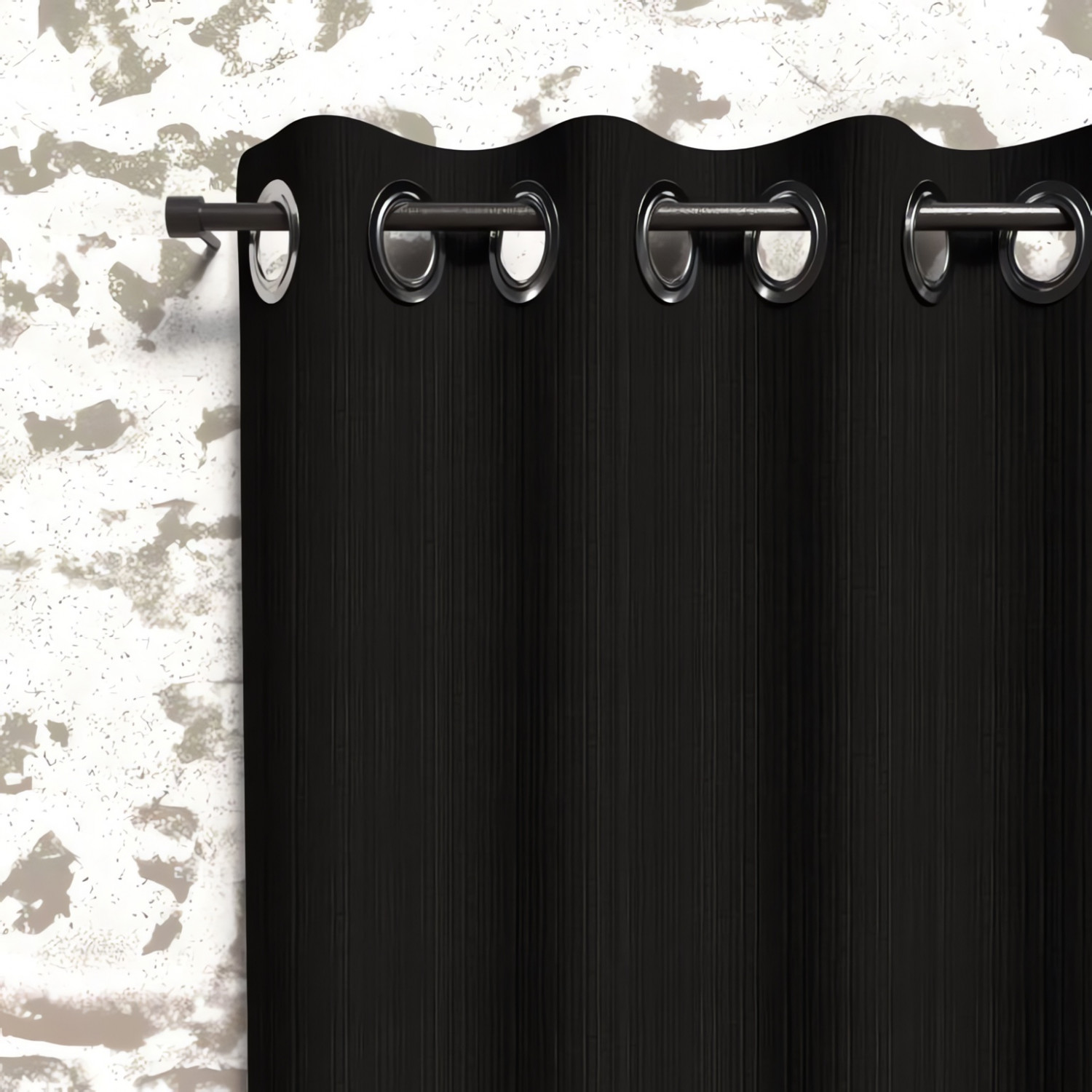 Rideau Occultant à Oeillets 135x250 Cm Boheme Noir Par Soleil Ocre Leroy Merlin Rideau Occultant à Oeillets 135x250 Cm Boheme Noir Par Soleil Ocre Leroy Merlin