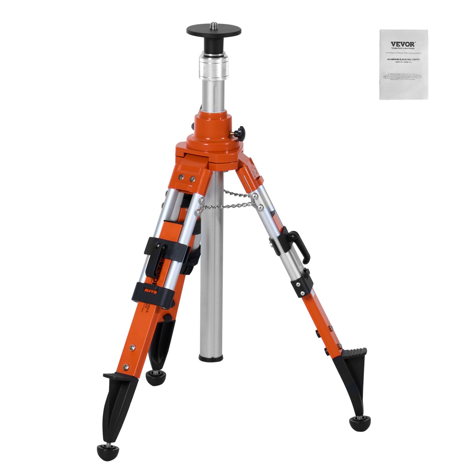 Profesjonalny statyw konstrukcyjny do laserów i urządzeń niwelacyjnych aluminium 690-1720mm VEVOR